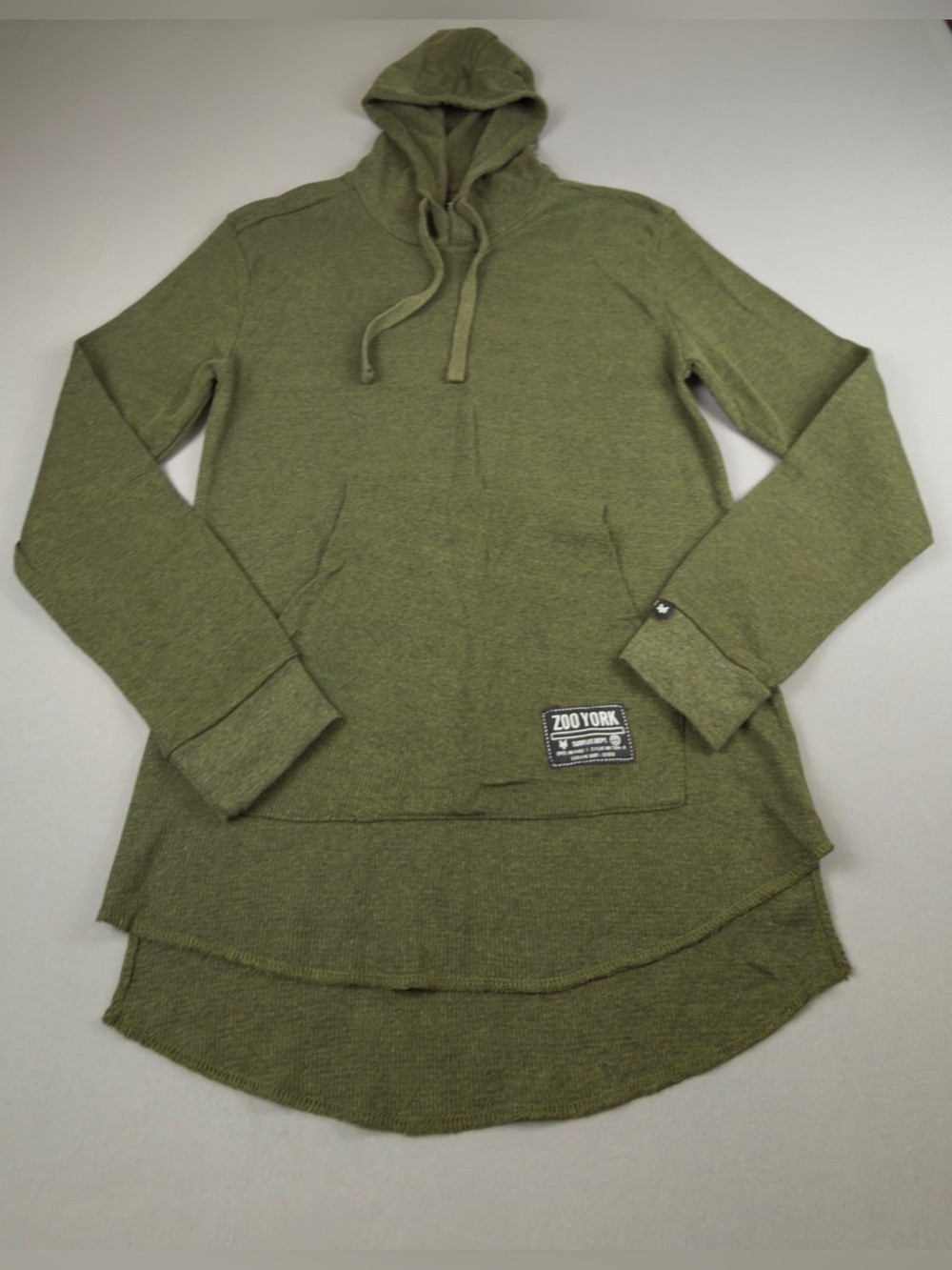 Zoo York Olive Green Hooded Pullover Sweatshirt